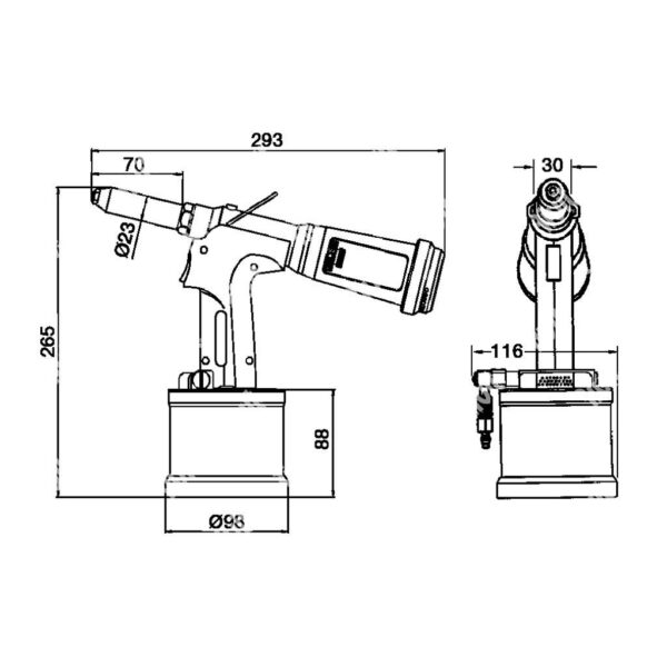 Rivit Riv 502 Havalı Pop Perçin Makinesi - Görsel 2