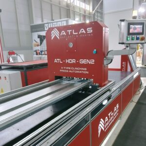 ATL-HDR-GEN2 FULL OTOMATİK ASANSÖR PANEL OMEGA VE ASKI SACI KENETLEME PRESİ